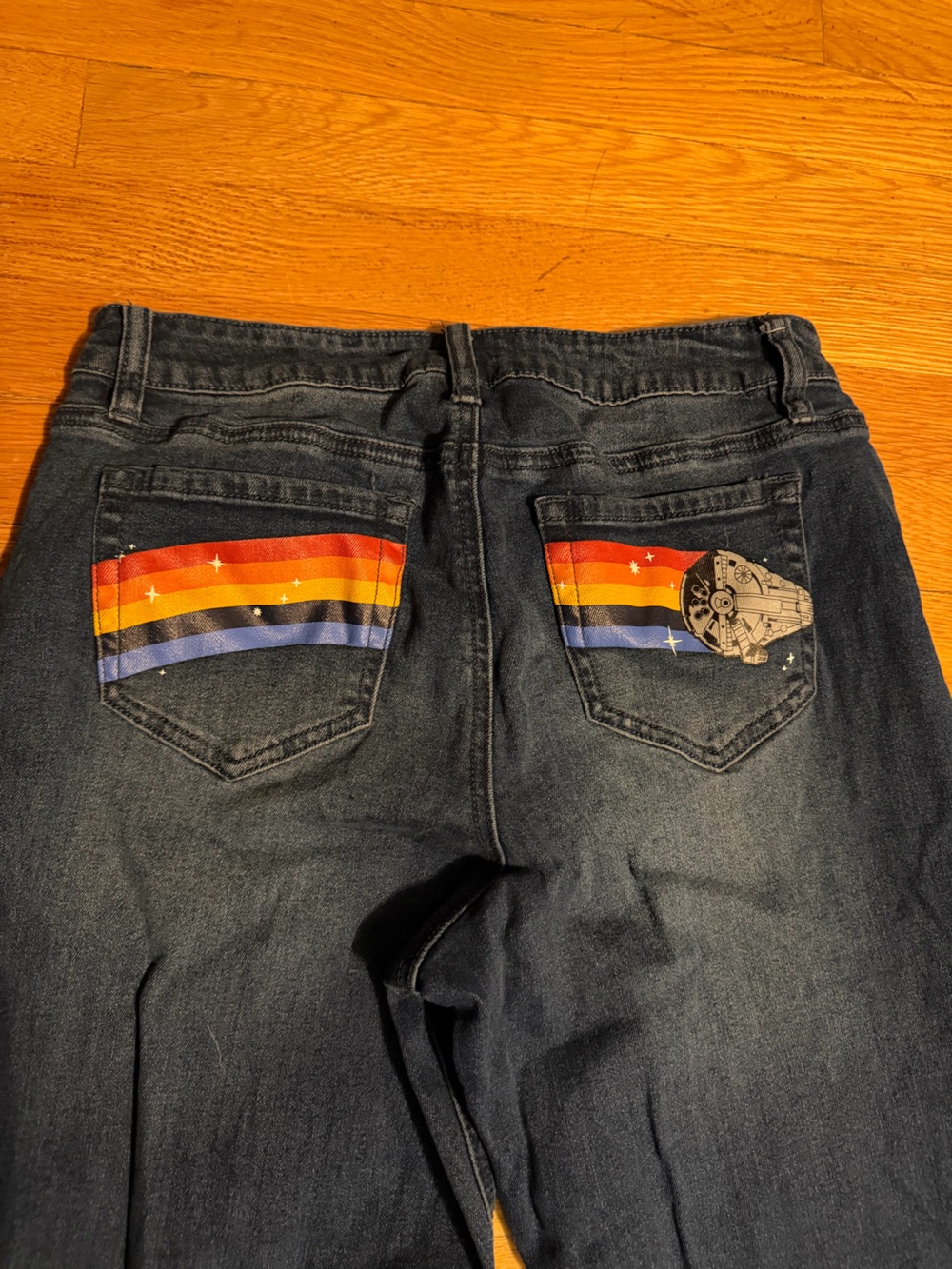 Star Wars Her Universe Rainbow Flare Jeans - Picture 4 of 7